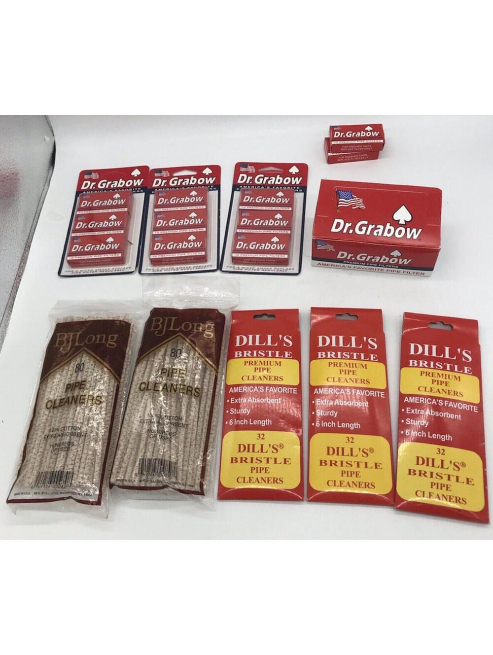 Ultimate Pipe Maintenance Kit: Dr. Grabow, Dills, BJ Long Pipe Cleaners & Filter